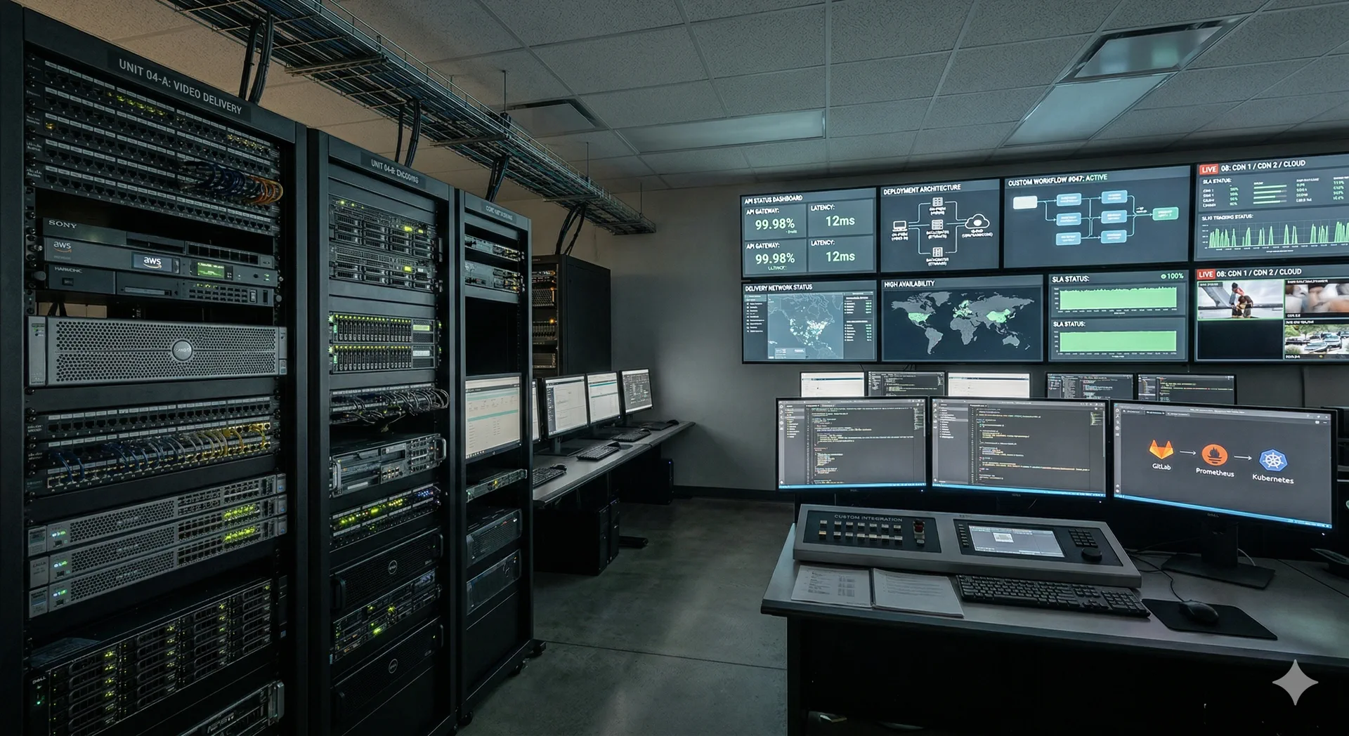 Technische Infrastruktur- und Operations-Umgebung für individuelle Video-Systeme